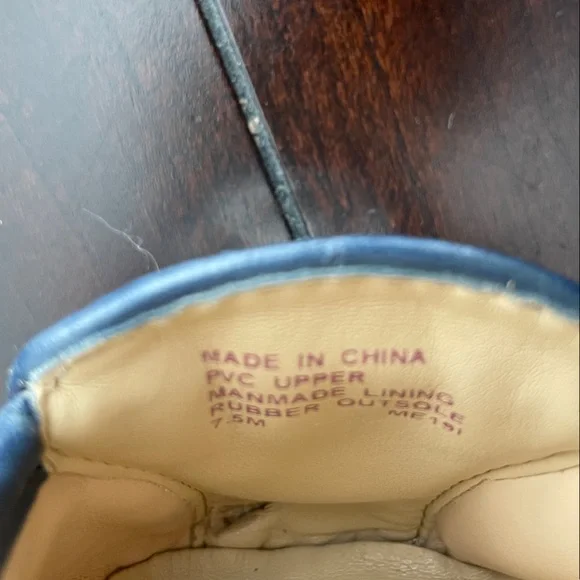 Michael Kors Navy Blue Logo Flats - Picture 3 of 9